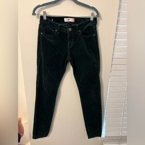 CAbi Dark Green Corduroy Jeans